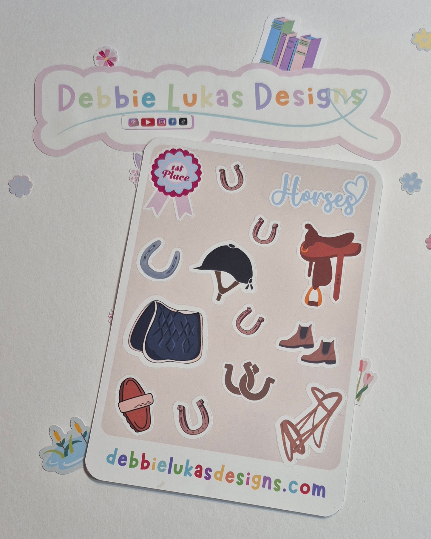 Hollie's Horse Accessories Sticker Sheet