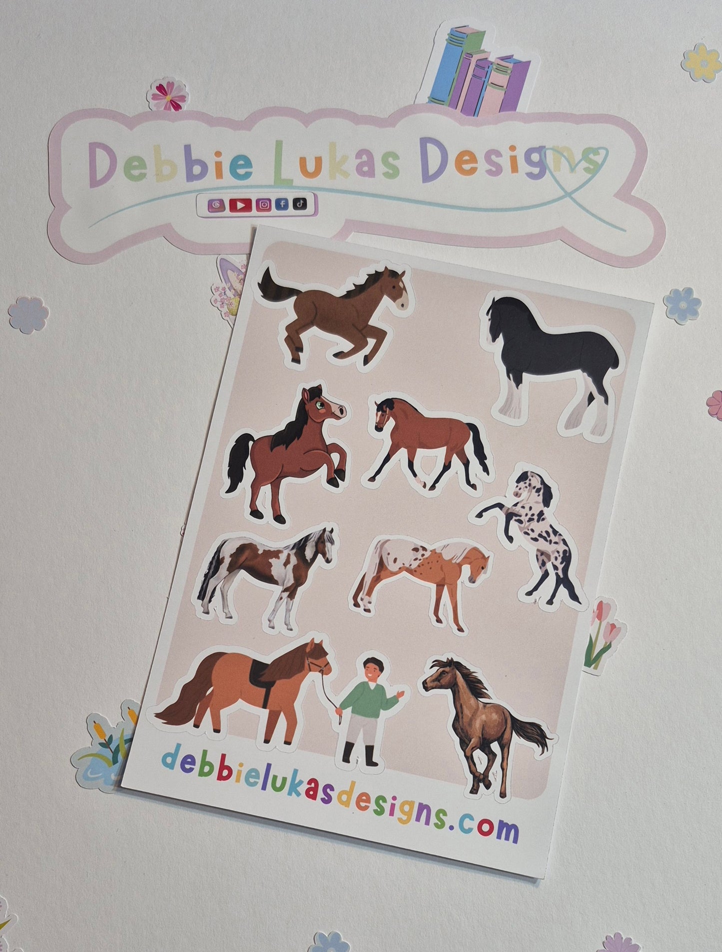 Hollie's Horses #2 Accessories Sticker Sheet