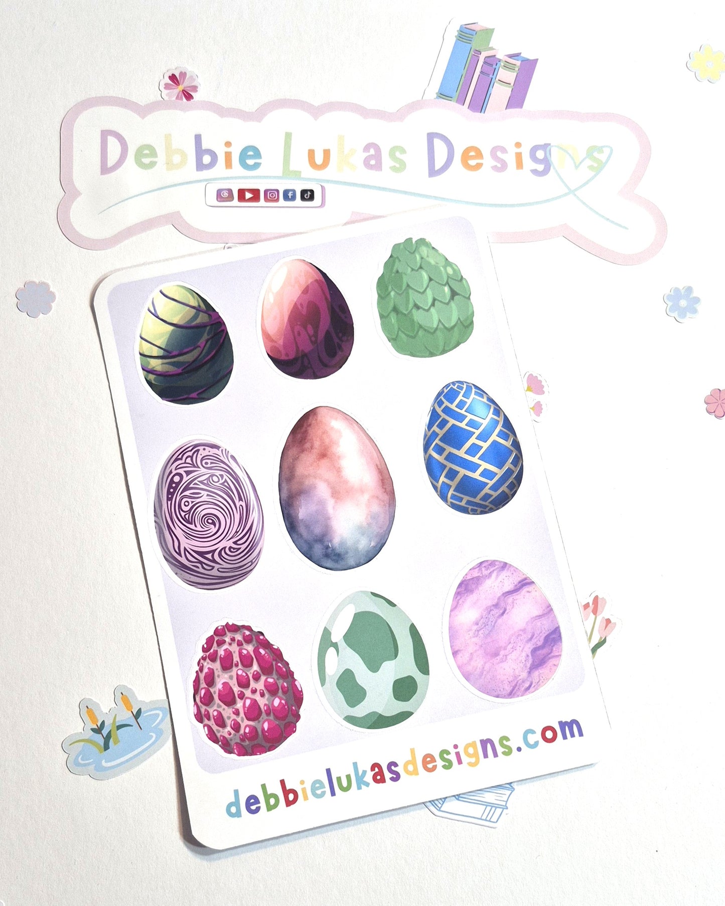 Dragon Eggs Sticker Sheet