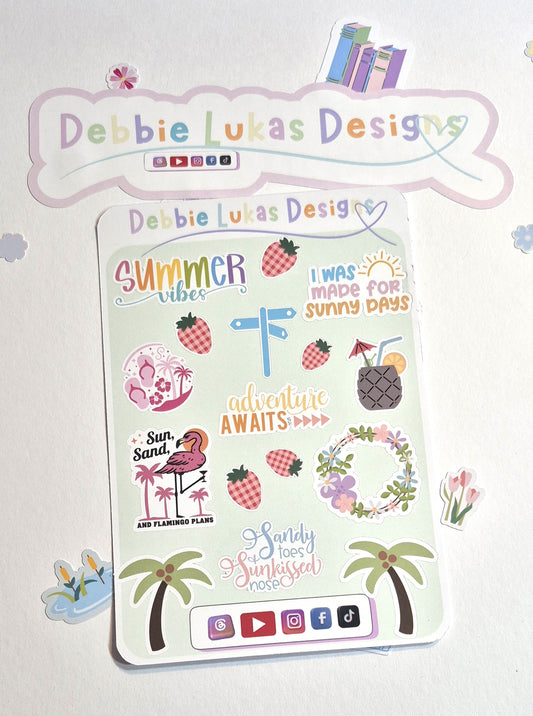Adventure Awaits Sticker Sheet