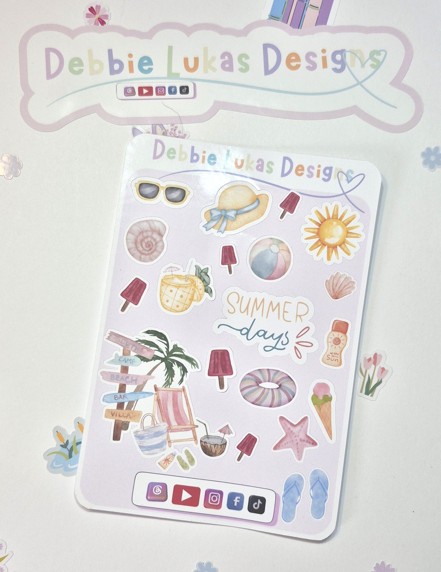 Summer Days Sticker Sheets