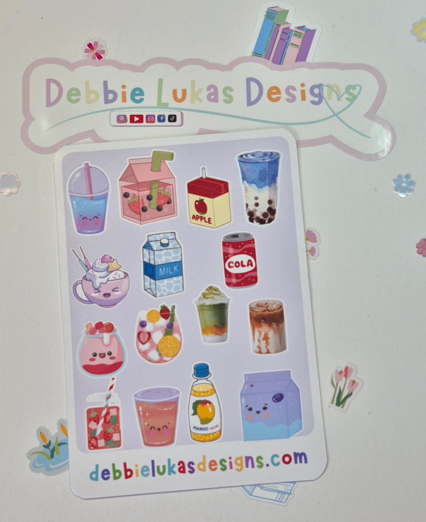 Drinks Sticker Sheet