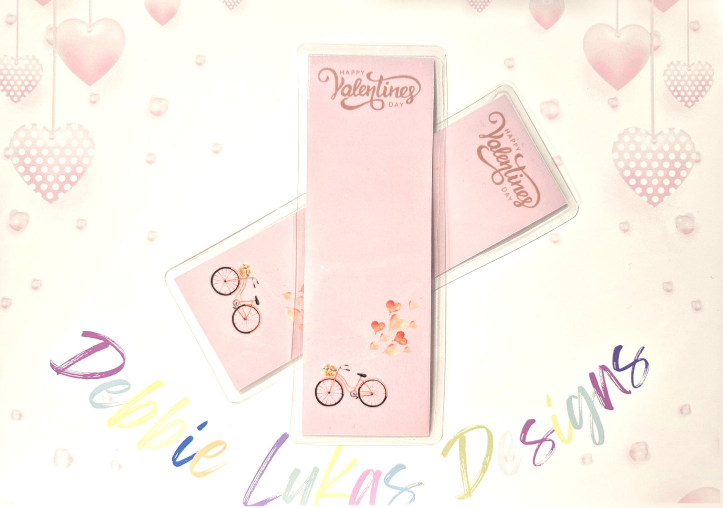 Valentine: Happy Valentine Traditional Bookmark