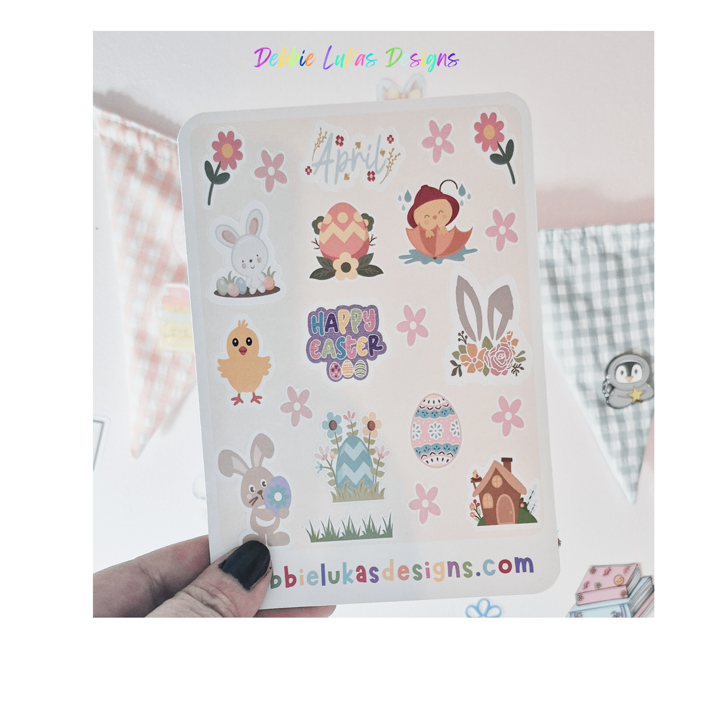 Easter in April Sticker Sheet