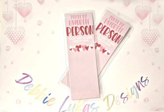 Valentine: You're my person Traditional Bookmark
