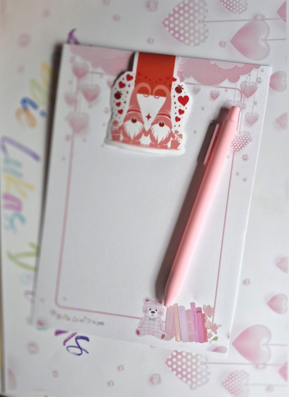 Valentine: Lover Gnomes Magnetic Bookmark