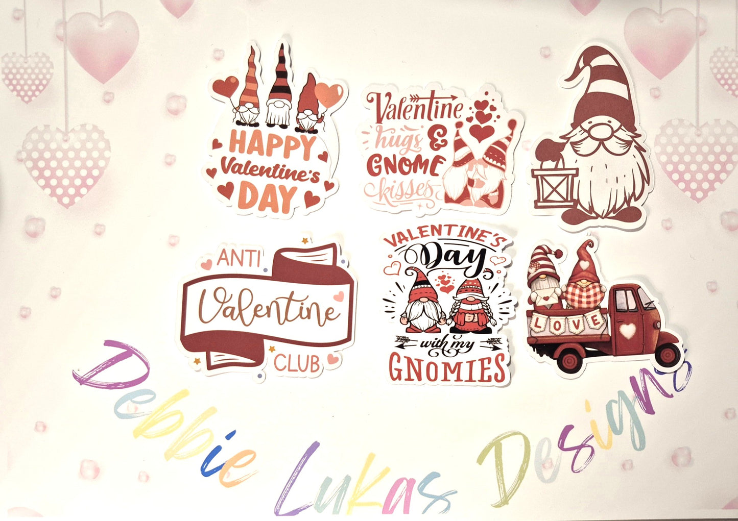 Valentine: Kindle/E-Reader Sticker Set - Gnomie Valentine
