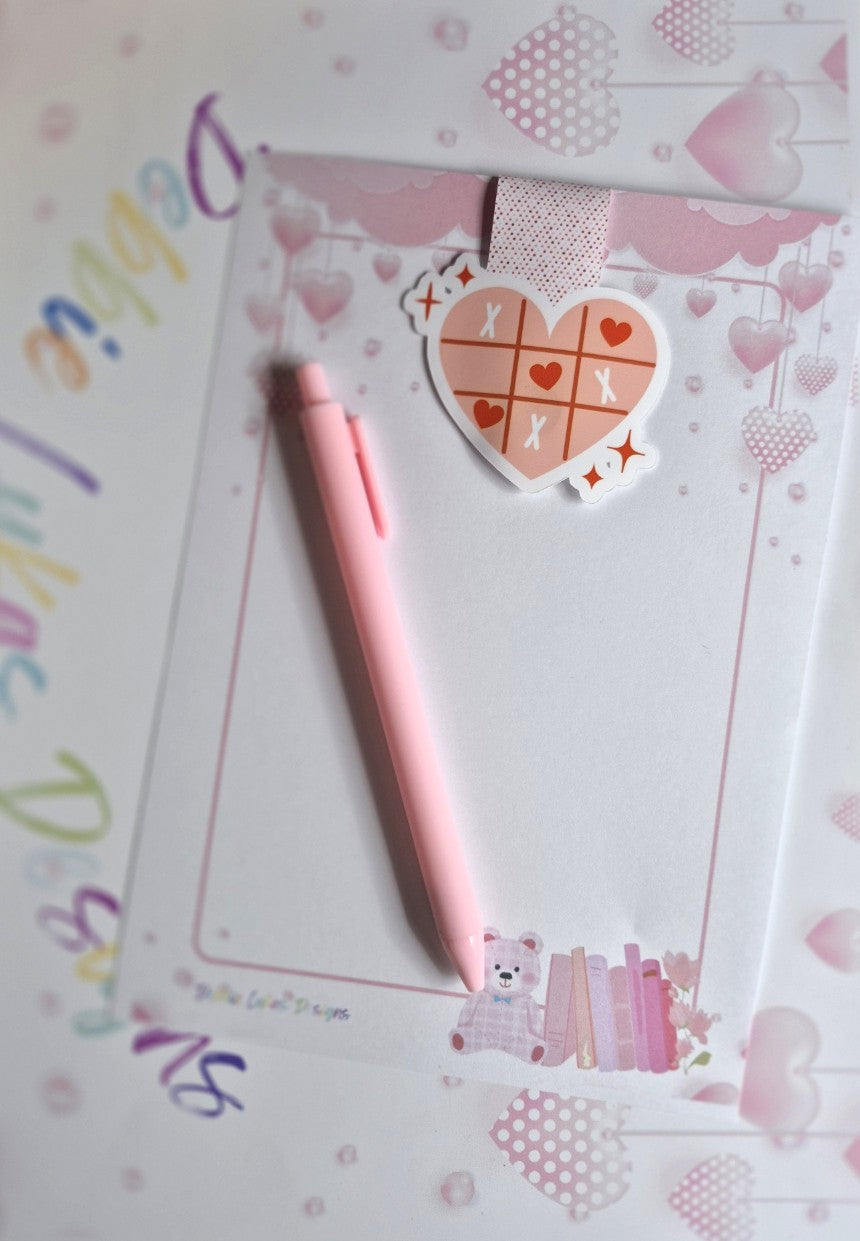 Valentine: Hearts & Kisses Magnetic Bookmark