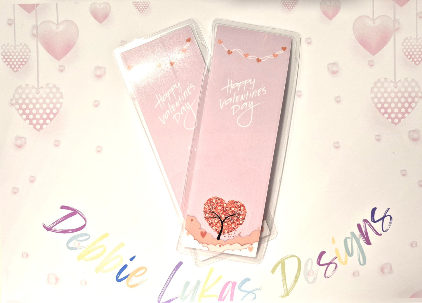 Valentine: Heart Tree Traditional Bookmark
