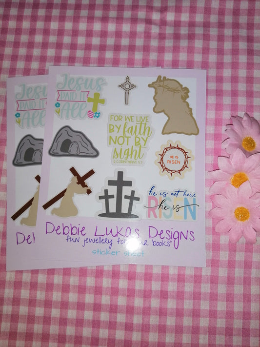 He is risen - Easter Sticker Sheet