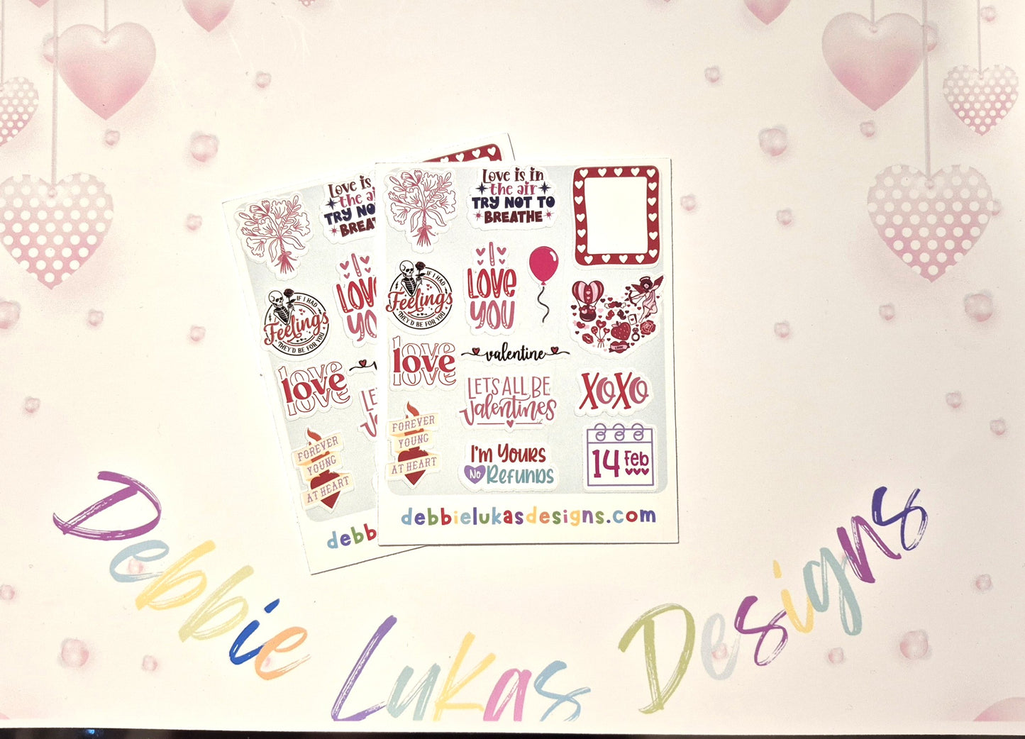Valentine: Love is in the air Mini Sticker Sheet
