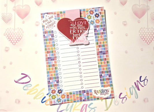 Valentine: Love Fiction Magnetic Bookmark
