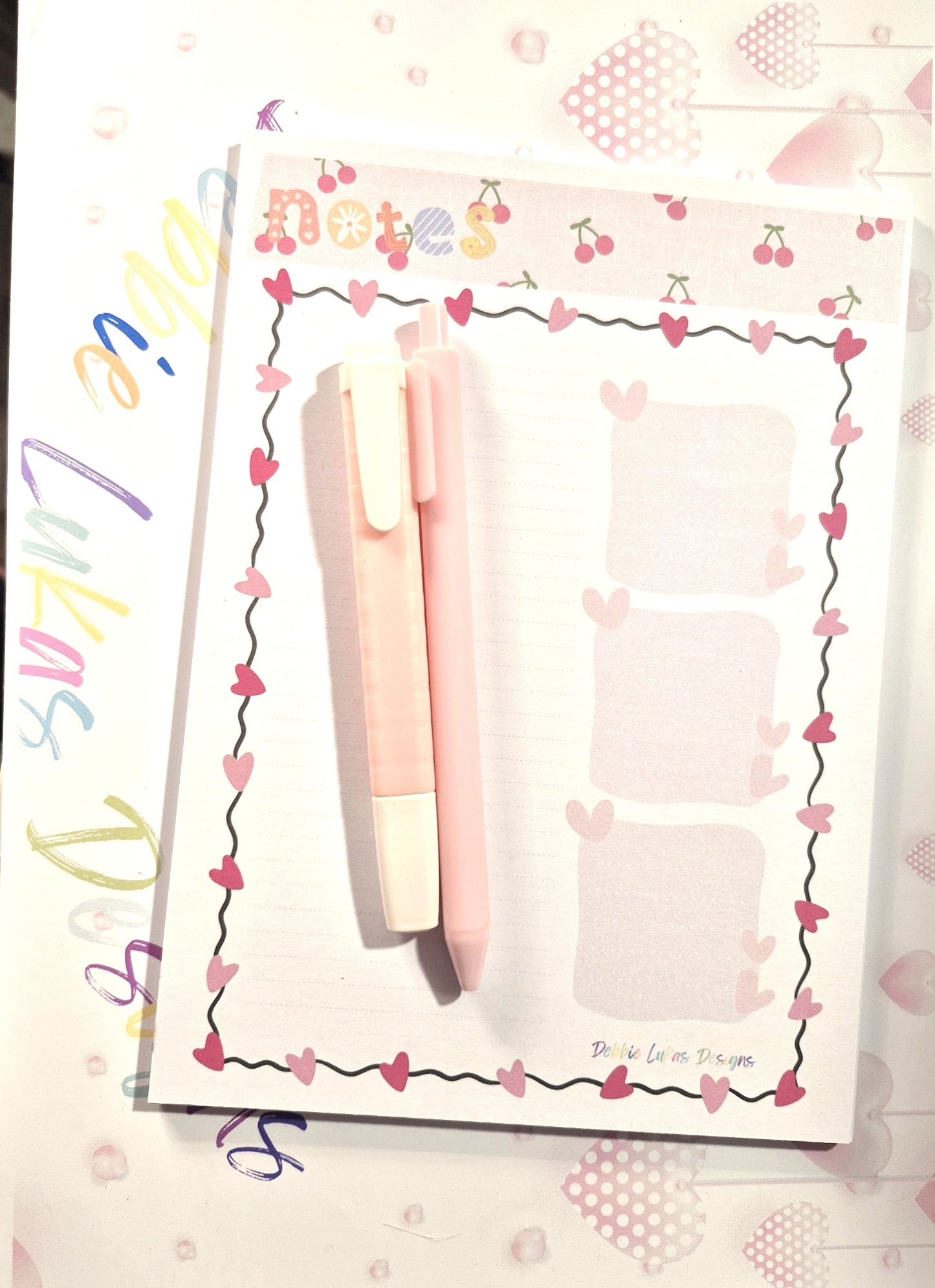 Valentine: Pretty in Pink A5 Notepad