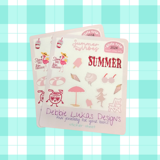 Summer Vibes Sticker Sheet