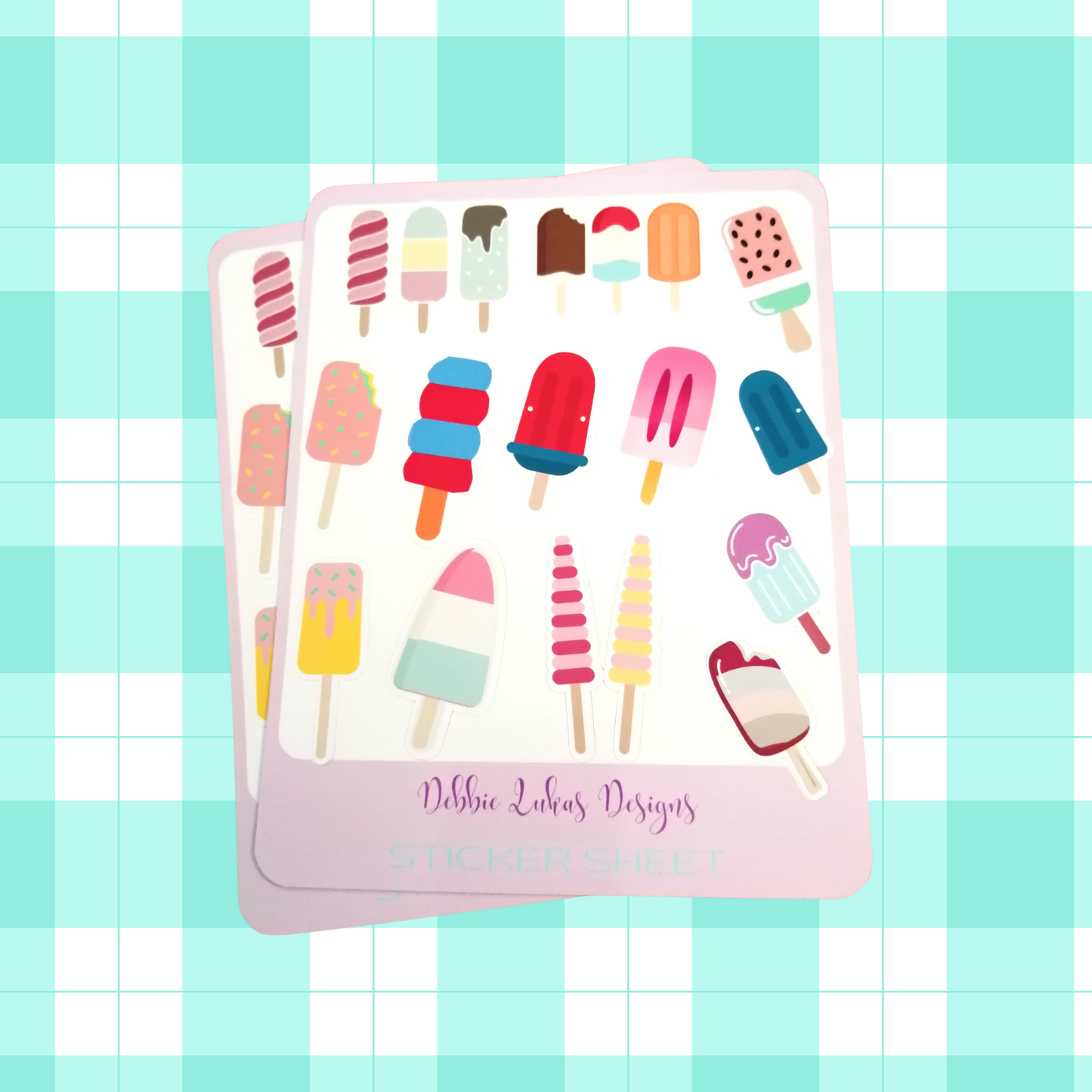 Ice Lollies Sticker Sheet