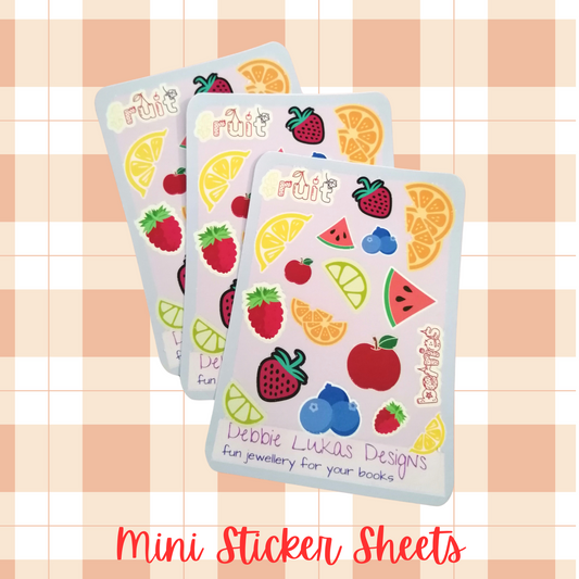 Summer Fruits Mini Sticker Sheet