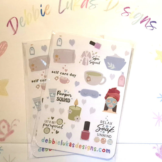 Spa Day Sticker Sheet