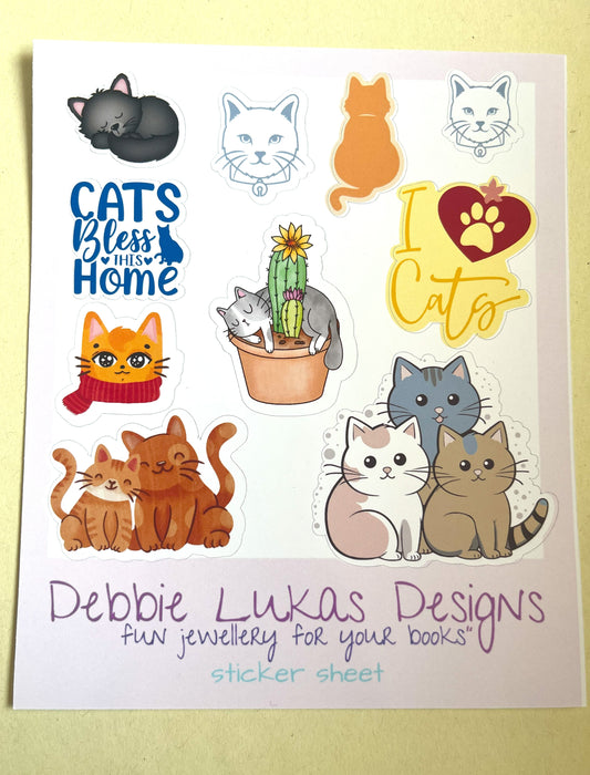Cats R Us Sticker Sheet
