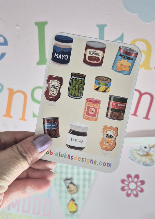 Jars & Cans Mini Sticker Sheet