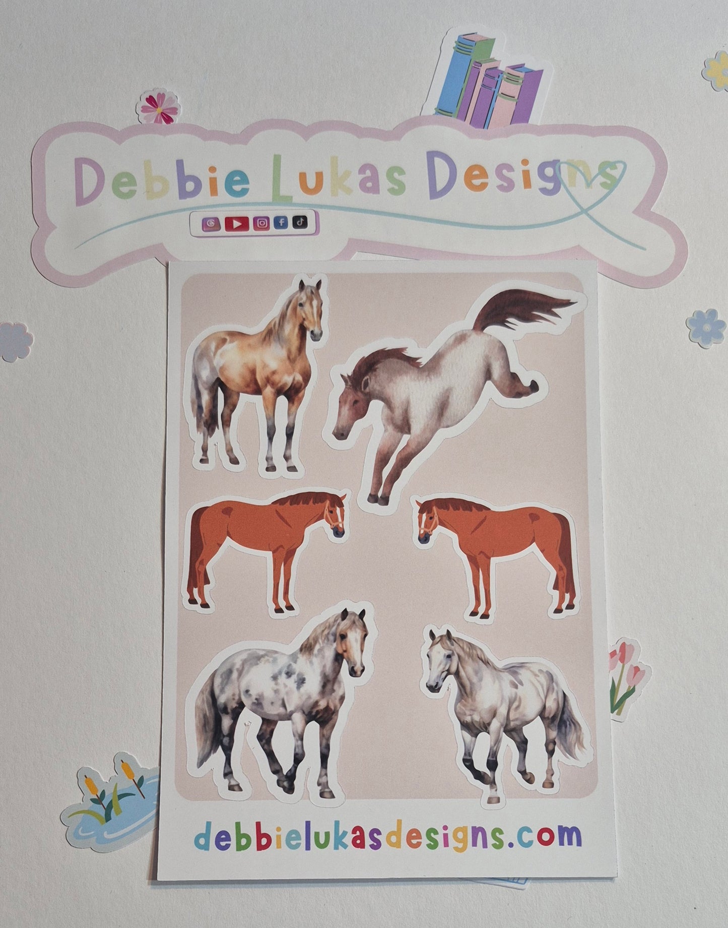 Hollie's Horse's #1 Sticker Sheet