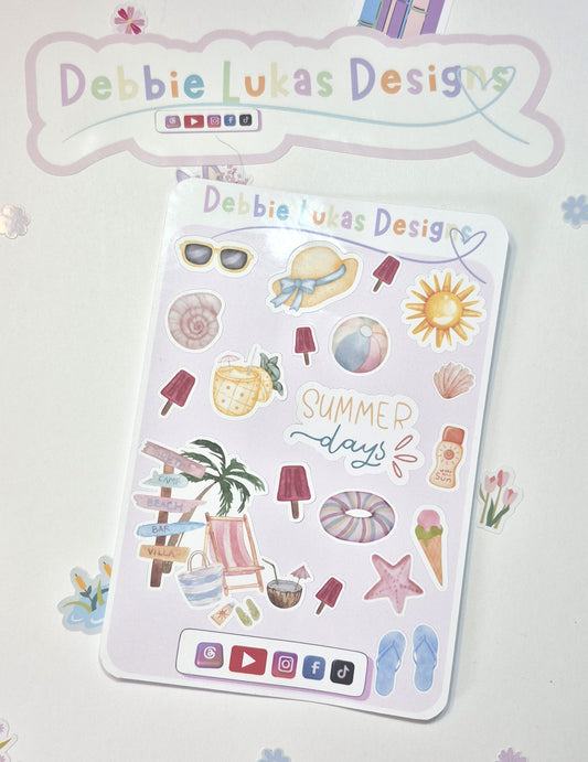 Summer Days Sticker Sheets