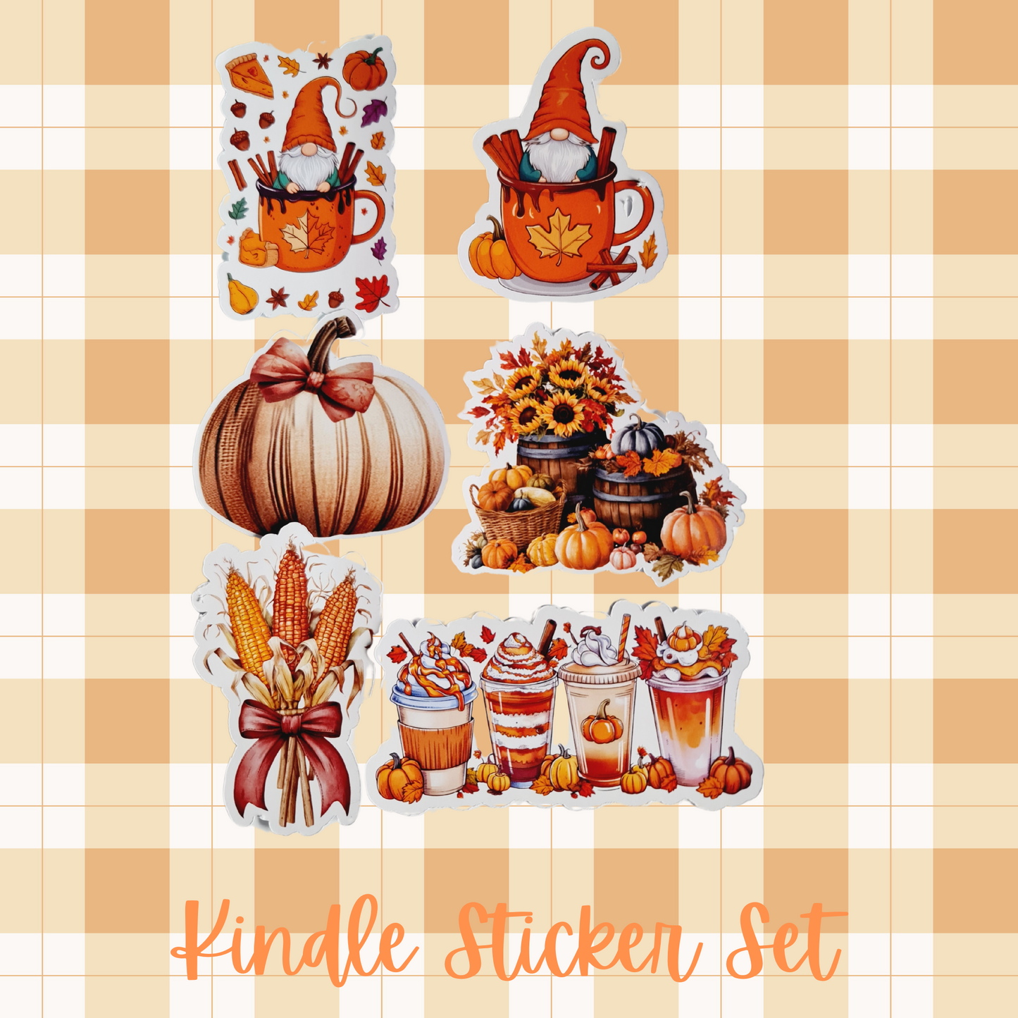 Autumn Kindle/E-Reader Sticker Set #4 Harvest