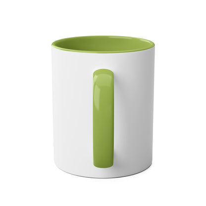 Two-Tone Coffee Mugs, 11oz