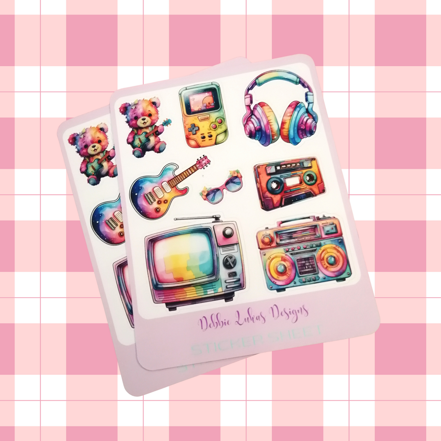 Retro Sticker Sheet #1