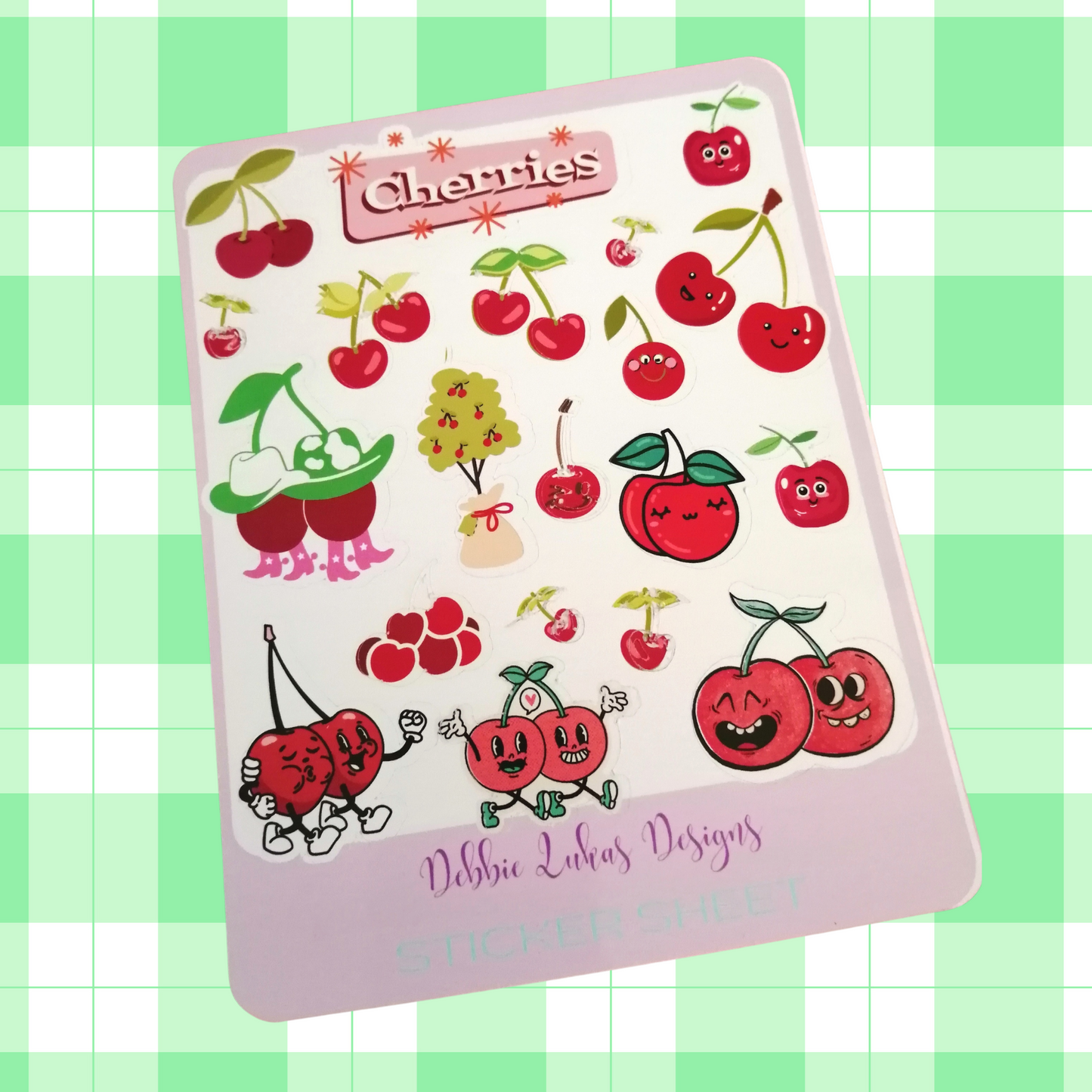 Cherries Sticker Sheet