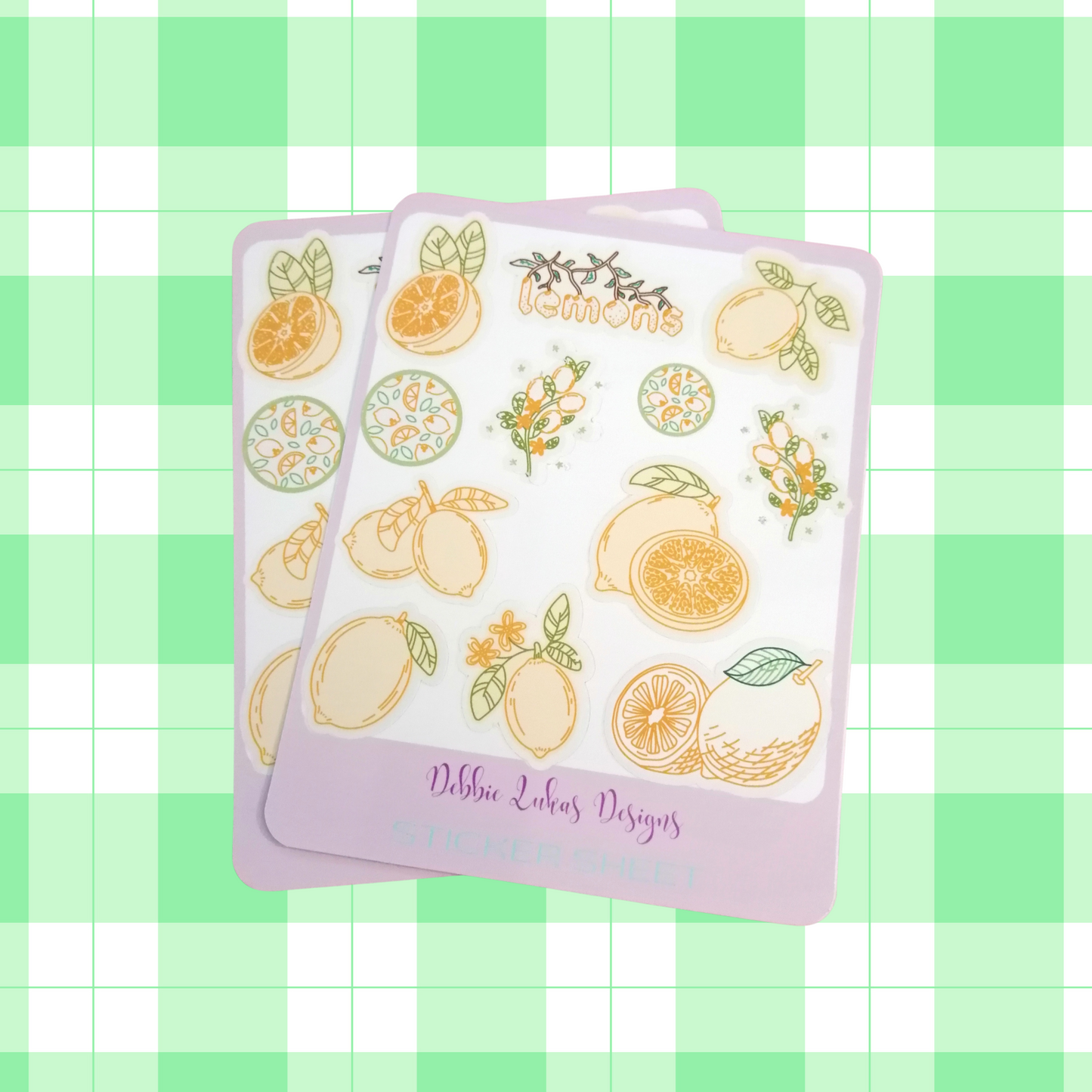 Lemons Sticker Sheet