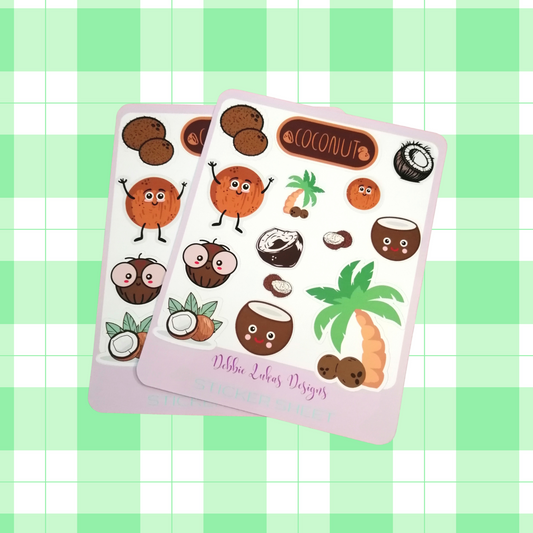 Coconut Sticker Sheet