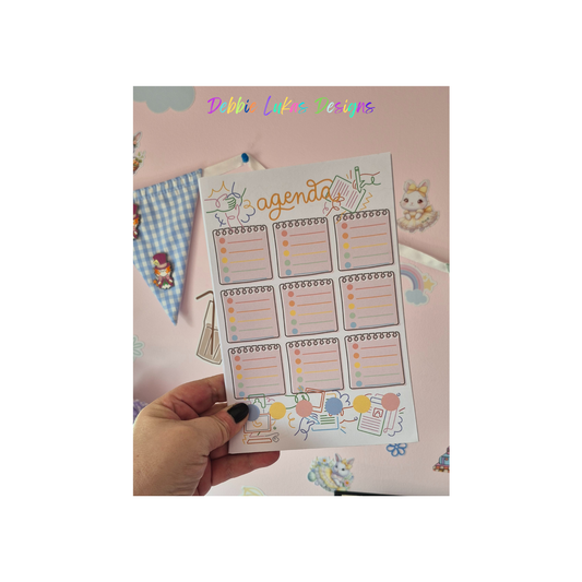 Agenda Block Notepad