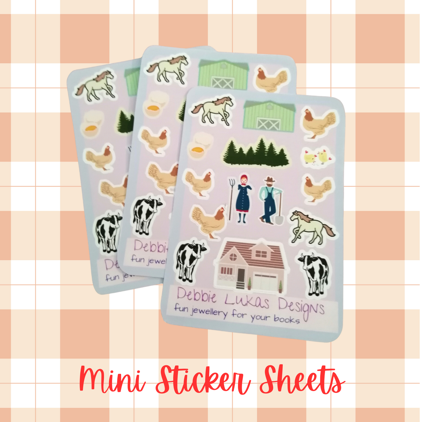 At the Farm Yard Mini Sticker Sheet