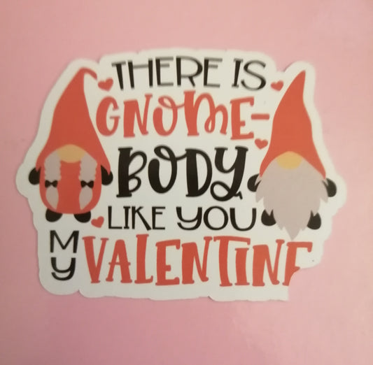 Valentine: Gnome body Sticker