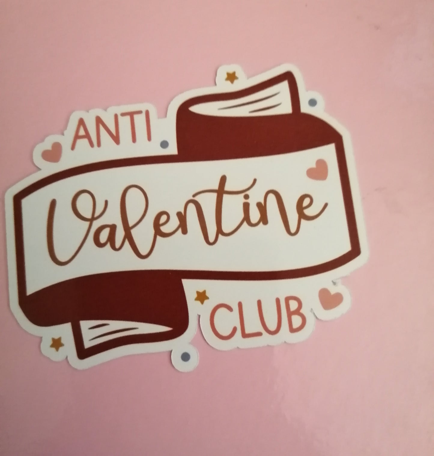 Valentine: Anti Valentine Club Sticker