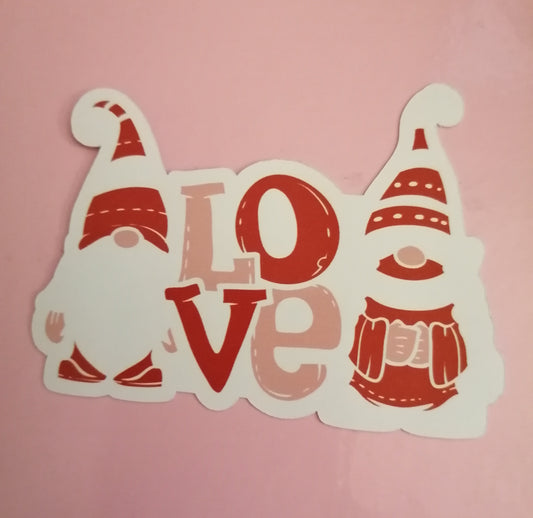 Valentine: Love gnomes Sticker