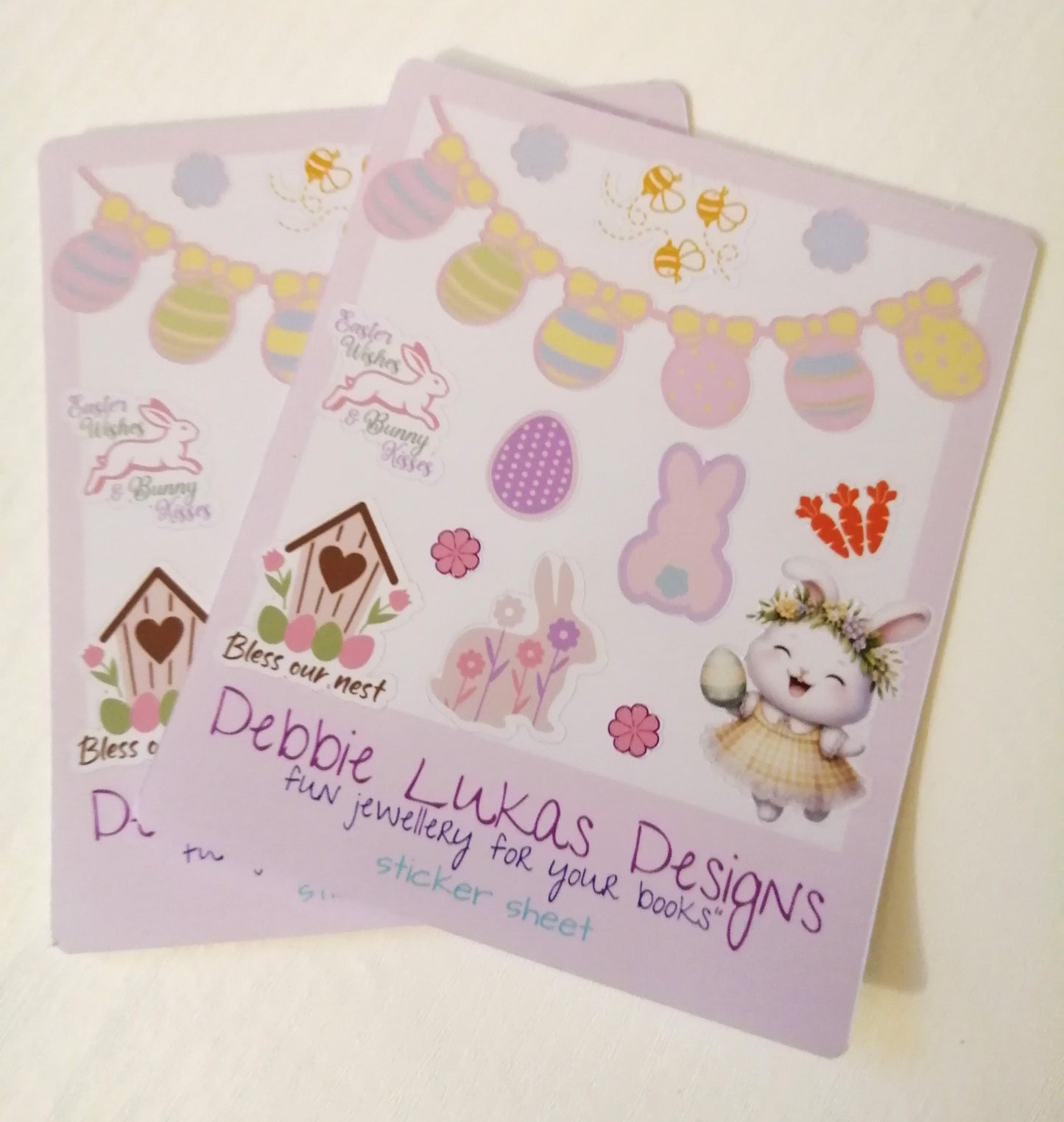 Dizzy celebrates Easter Sticker Sheet