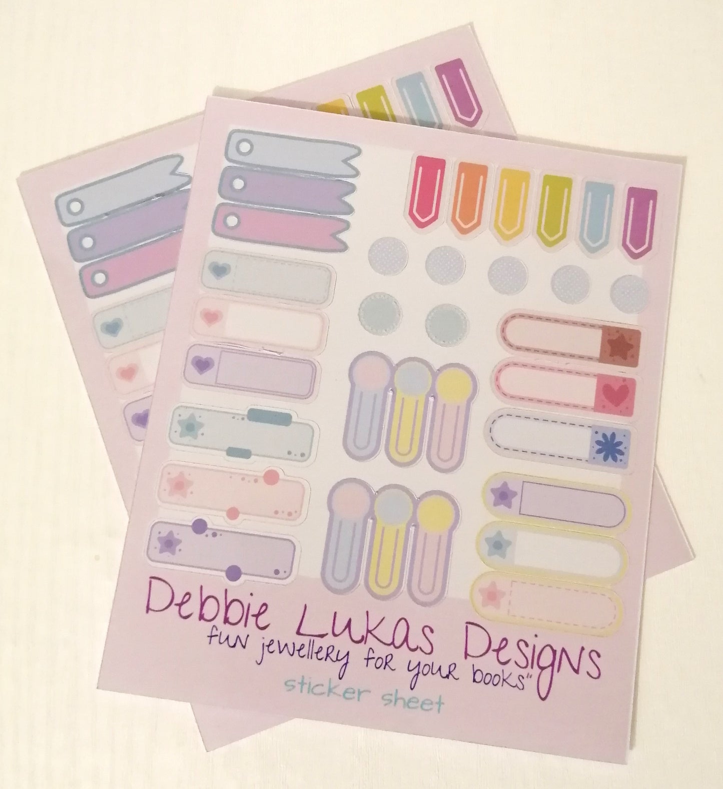 Planner List Tabs Sticker Sheet