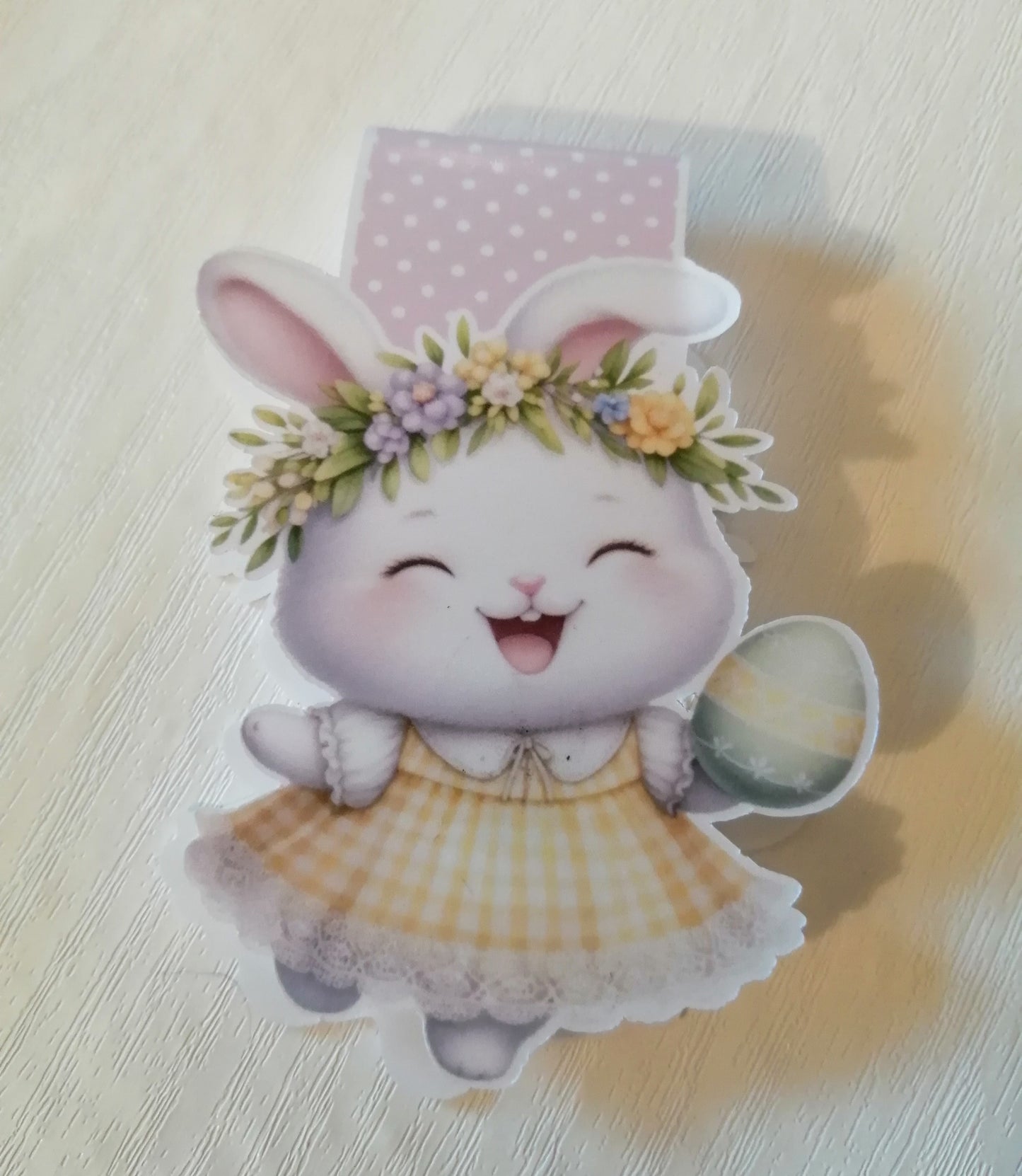 Dizzy the bunny magnetic bookmark