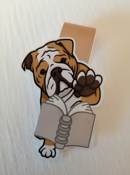 Titan reads a book magnetic bookmark