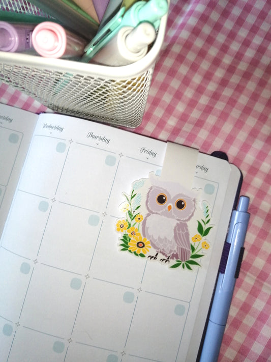 Owl Magnetic Bookmark