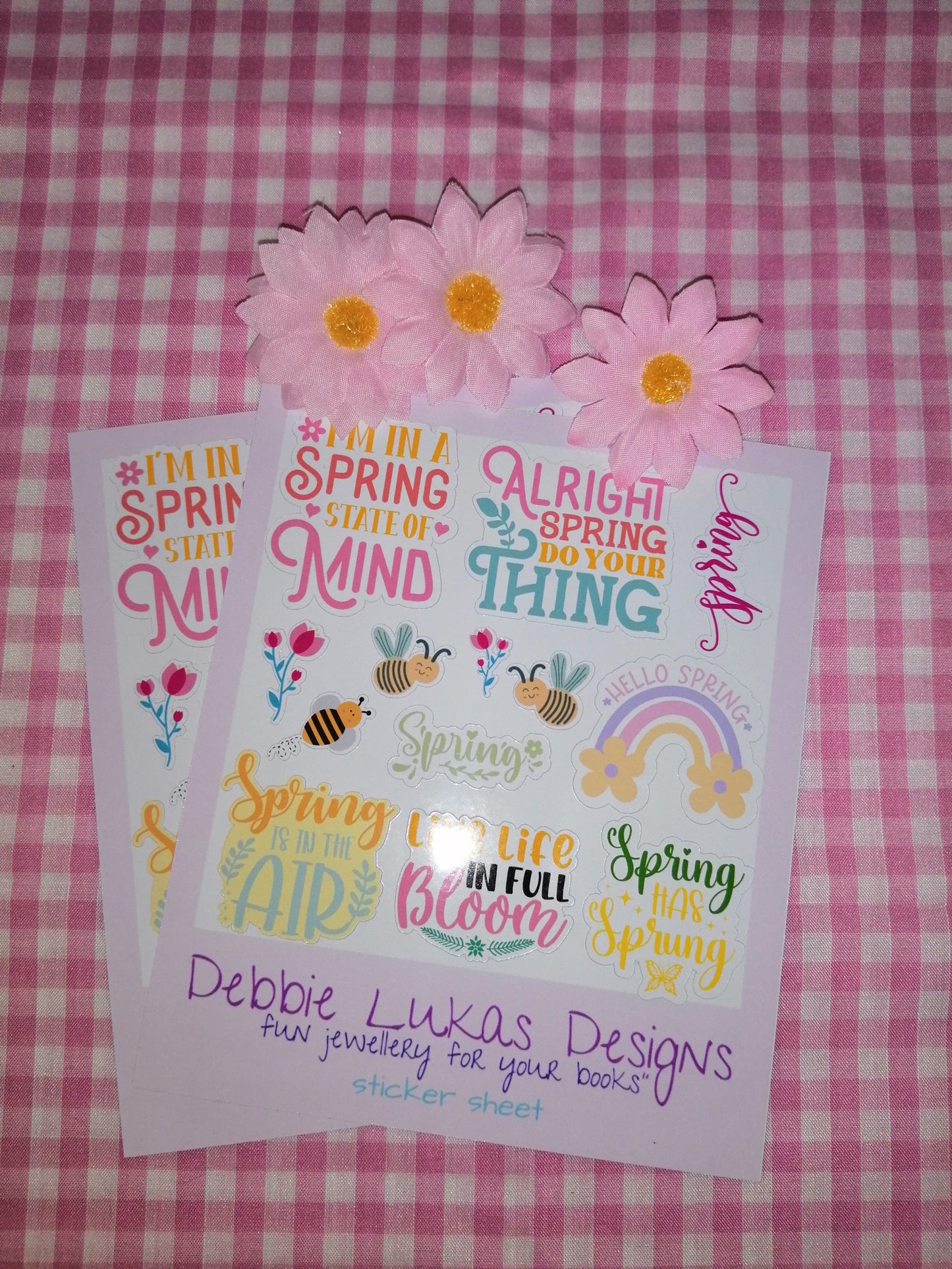 Spring has sprung sticker sheet