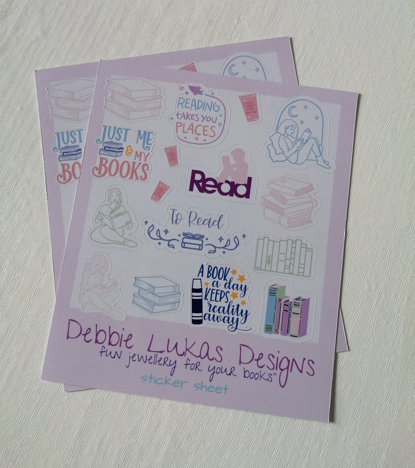 Ladies in Reading Sticker Sheet