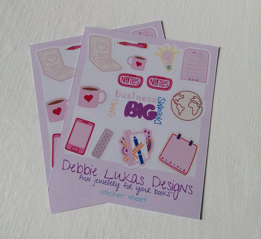 Small Business Big Dreams Sticker Sheet